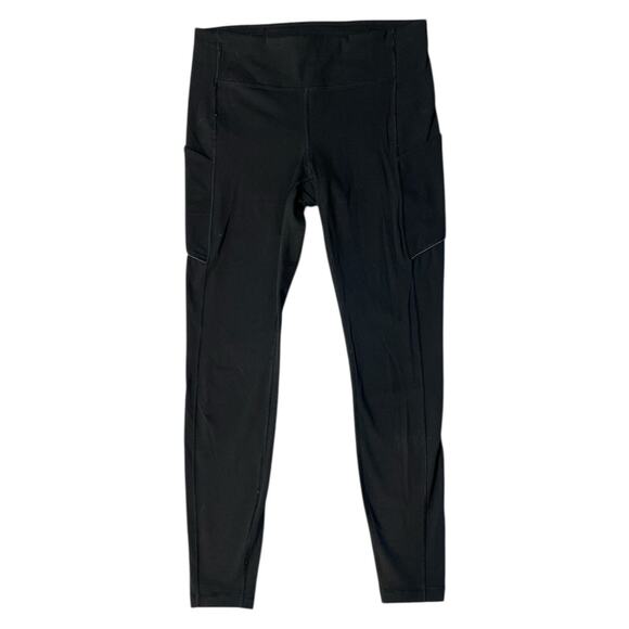 Lululemon Speed Up Tight 28” Black Full On Luxtreme Size 8 W5AVDS Leggings - Picture 2 of 11